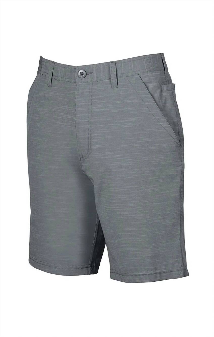 NEW HOOK & TACKLE men's caicos shorts in grey